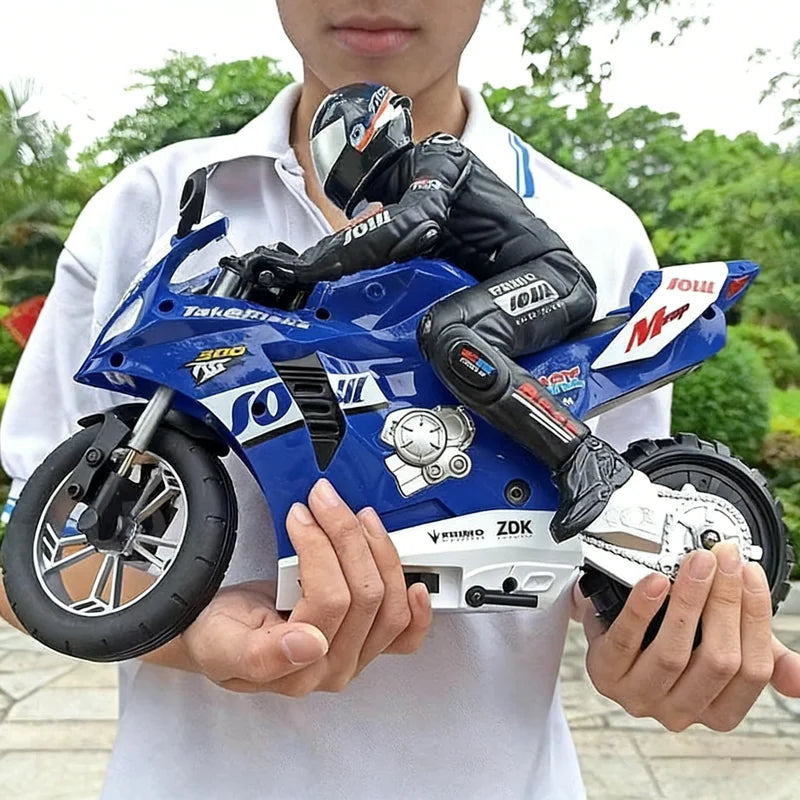 High-Speed RC Motorcycle 1:6 & 1:10 Scale Electric Remote Control Car Drift Bike