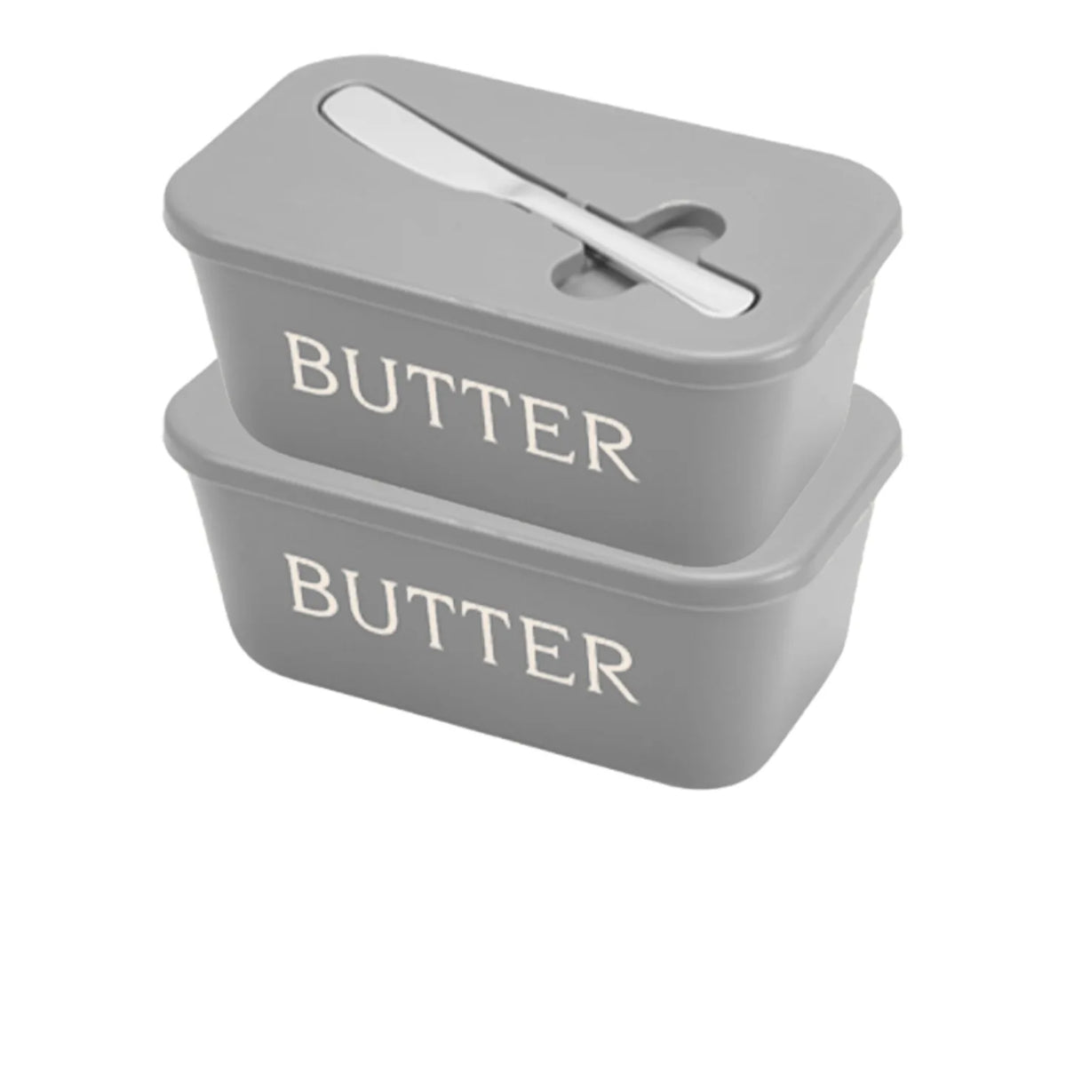 Butter Storage Box with Knife - Sealed Cheese Butter Dish for Tableware