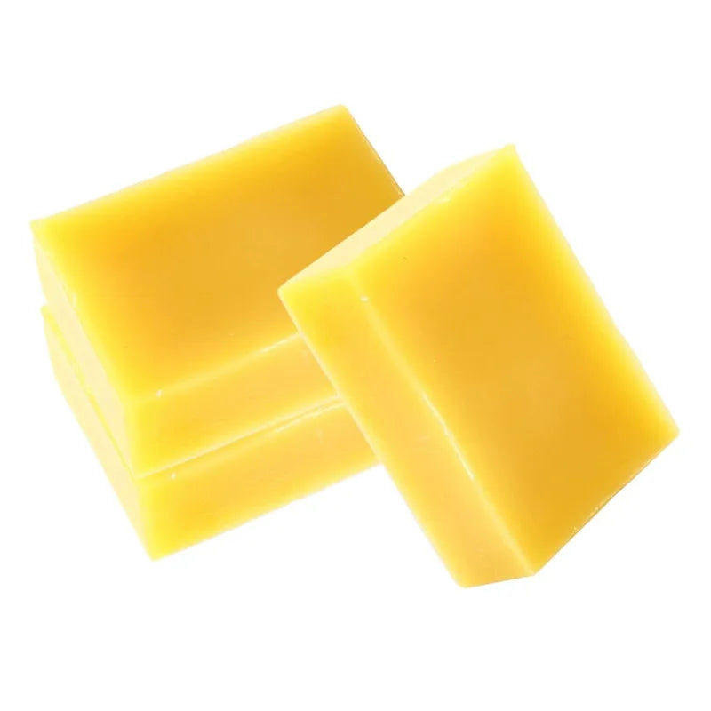 Natural Beeswax Block for Candle Making, Polishing & Leather Care - 45g