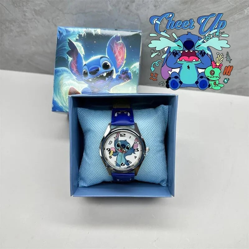 Children's Cartoon Watch Surprise Blind Box Gift with PU Leather Strap