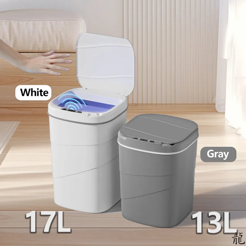 Touchless Automatic Trash Can 6L 10L Battery-Powered Sensor Waste Bin for Bathroom & Home