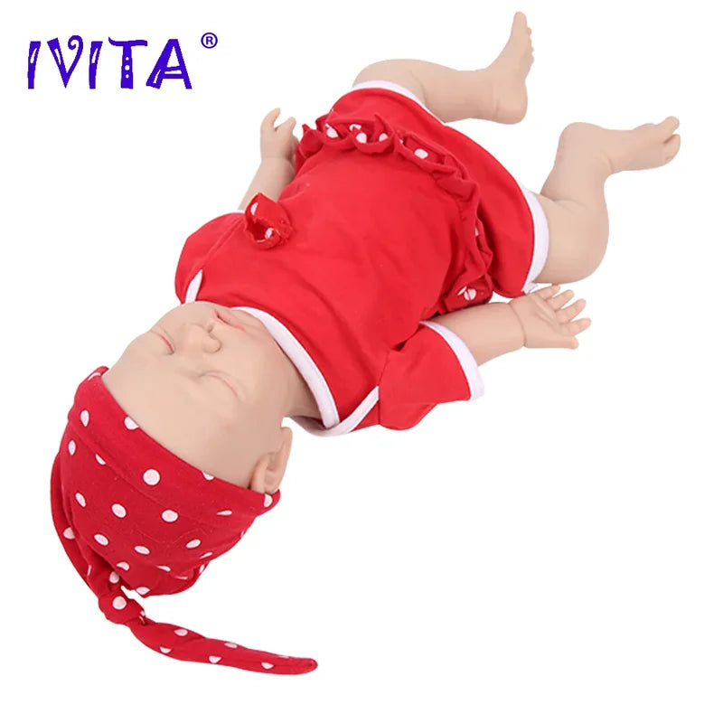 Full Body Silicone Reborn Baby Doll - Realistic 16.92 Inch Child Toy with Clothes