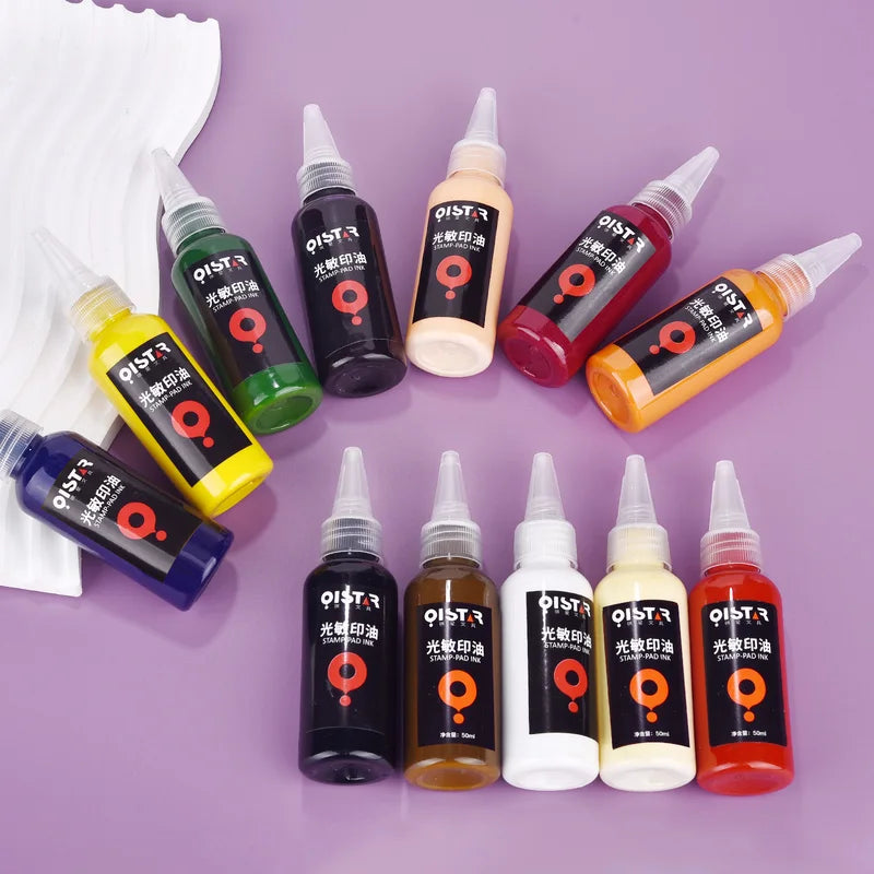 50ml Waterproof Photosensitive Ink for Textile Printing - Multiple Colors