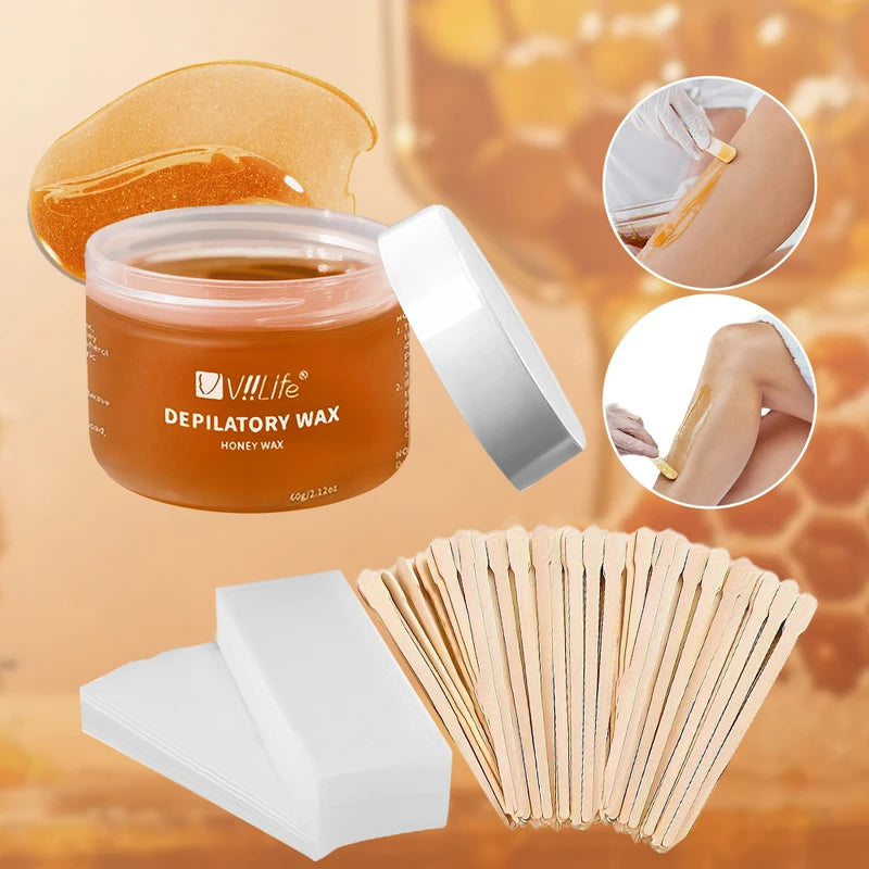 Soft Wax Kit for Precise Eyebrow Shaping Facial Hair Removal No Electricity Travel
