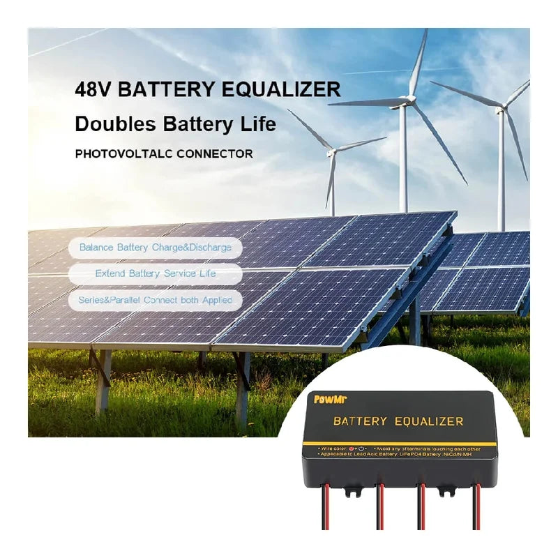 Battery Balancer Voltage Equalizer for 24V/48V Lithium Iron Phosphate Batteries