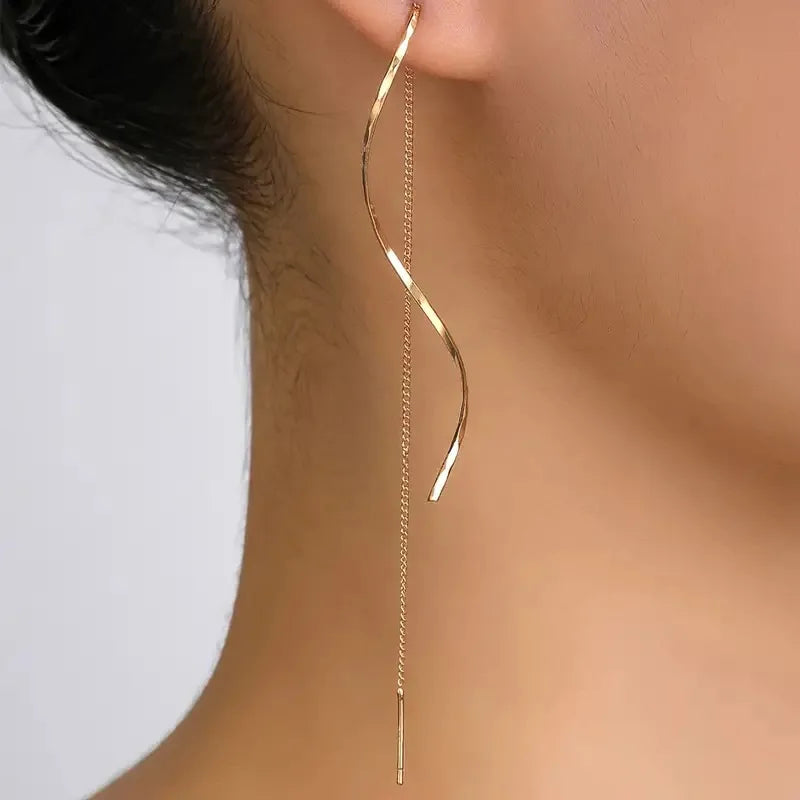 Women's Elegant Light Luxury Earrings - Stylish Jewelry Accessories for Special Occasions