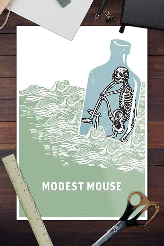 Modest Mouse Band Wall Art Canvas Prints - Modern Home Decor