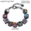 One Piece Monkey D. Luffy Anime Bead Bracelet - Custom Cartoon Jewelry Gift