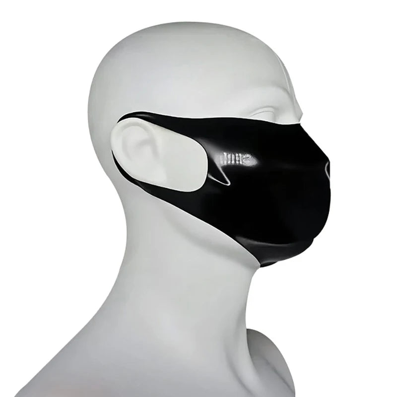 Natural Latex Face Mask Hood Costume Mask Rubber Party Wear Reusable Dust Mask