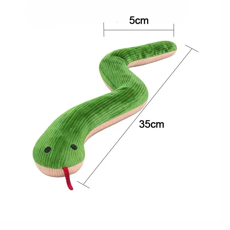 16.5-Inch Interactive Dog Toy Snake for Cats & Pets - Fun Indoor Pet Play
