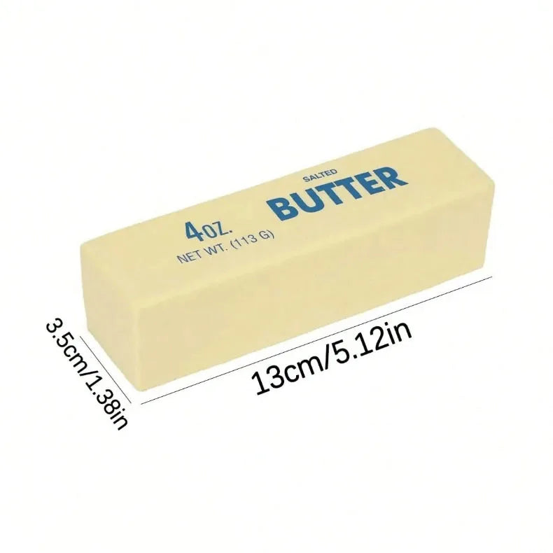 Butter Stick Squishy Toy Set - Soft Slow Rising Fake Food Sensory Stress Relief for All Ages