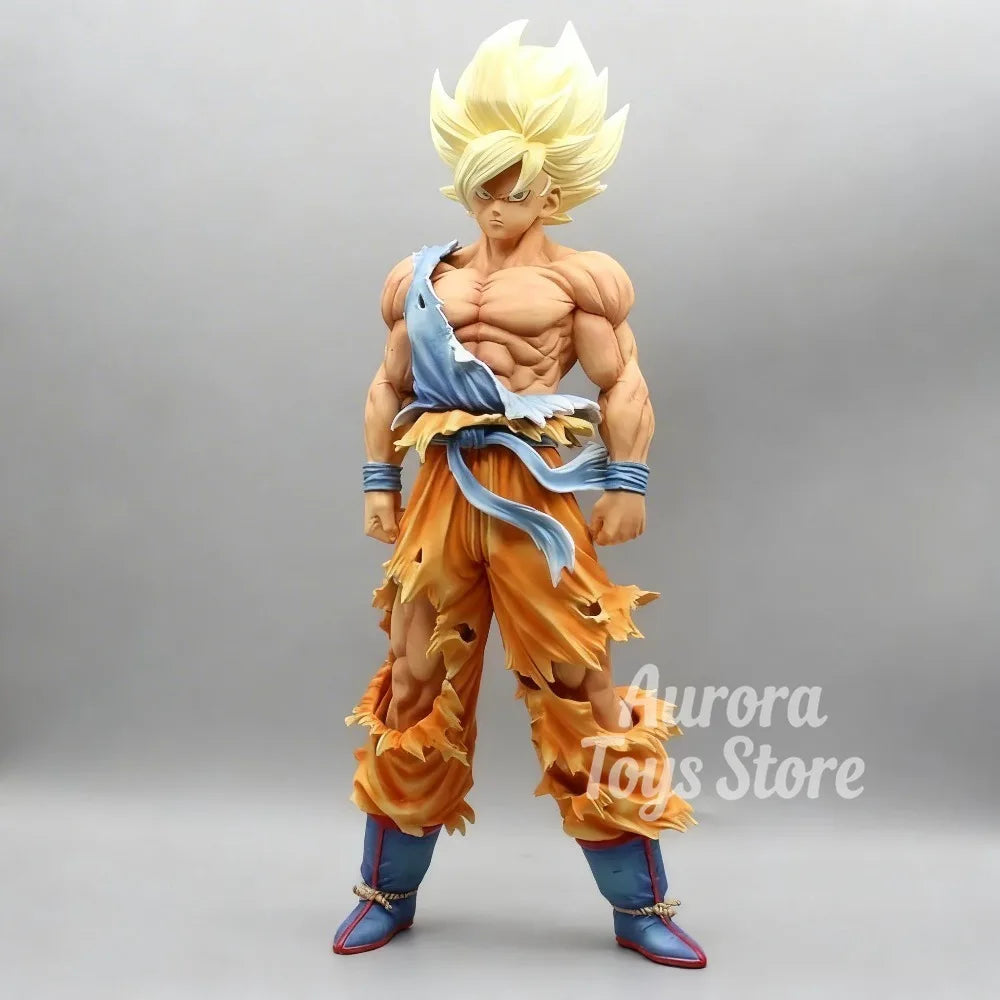28cm Dragon Ball Z Action Figure Goku Super Saiyan PVC Collectible Toy - Multiple Colors