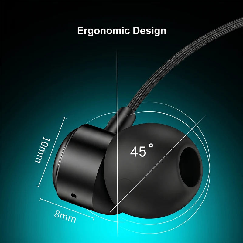 Wired Noise Reduction In-Ear Headphones with HD Mic for Smartphone and Tablet