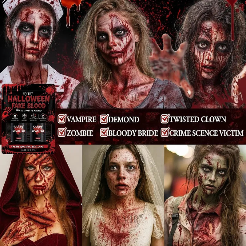 Fake Blood Gel SFX Makeup for Horror Costume & Themed Effects 50ml