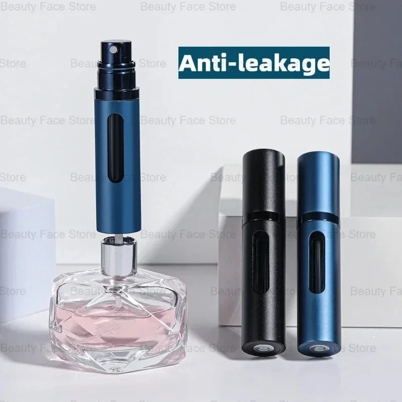 Refillable Glass Perfume Spray Bottle Set - Portable Travel Container