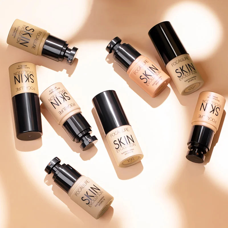 Full Coverage Liquid Foundation Cream with Oil Control & Moisturizing | 30g for Women