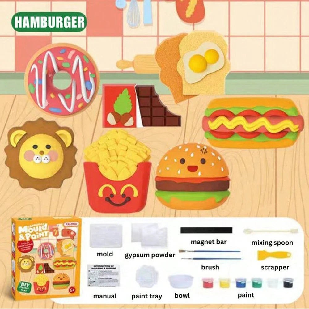 Kids Art and Crafts Painting Kit with Dinosaur Projects – Creative DIY Toy Set