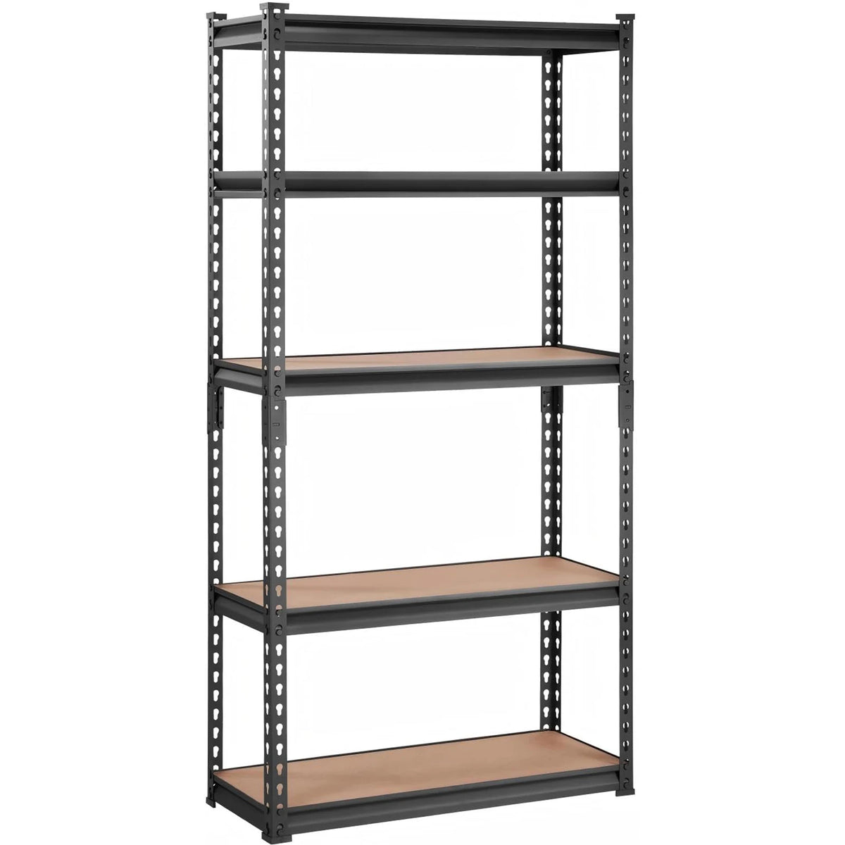 Heavy Duty 5-Tier Metal Storage Shelving Unit 30x12x60in, Adjustable Garage Rack
