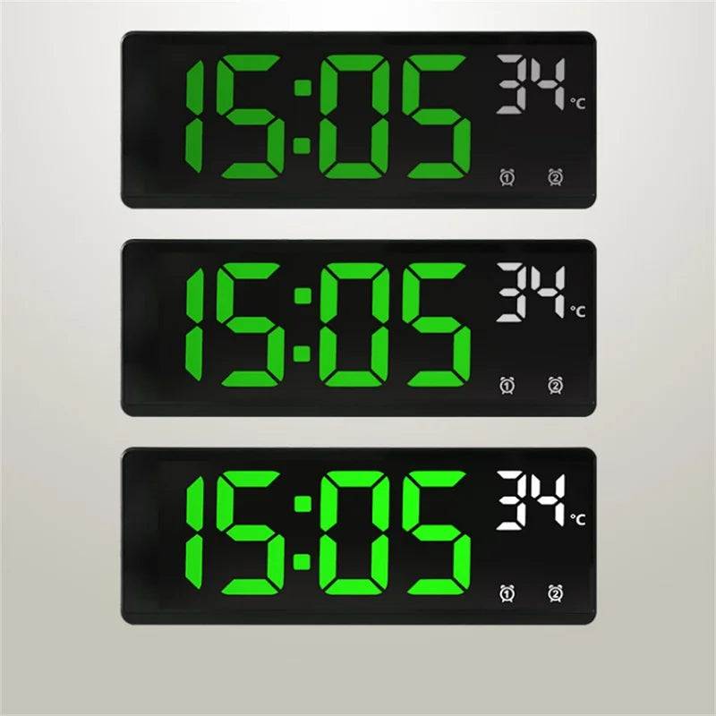 Voice Control Digital Alarm Clock with Temperature and Dual Alarm Function