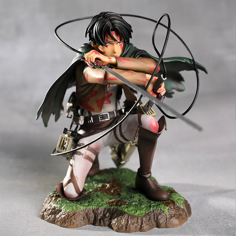Attack on Titan Levi Action Figure PVC Collectible Toy - 18cm Rivaille
