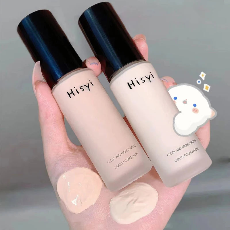 High Coverage Liquid Foundation Makeup Base Waterproof Concealer BB Cream for Face