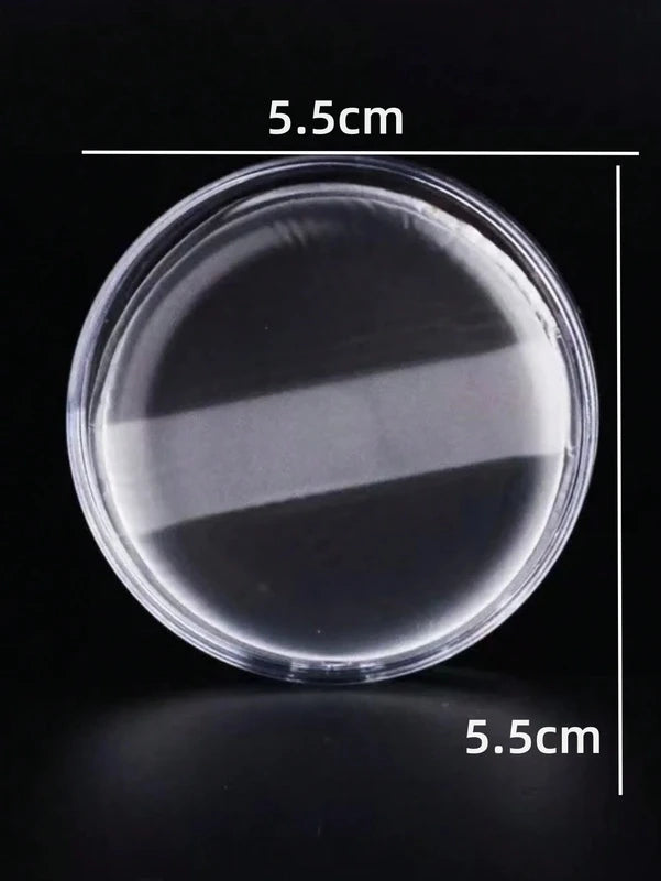 Silicone Makeup Sponge Set - Water-Based Crystal Jelly Foundation Puff, Non-Absorbing, Multiple Colors