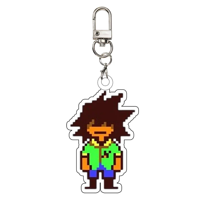 Deltarune Game Kris Susie Ralsei Noelle Acrylic Keychain Backpack Pendant Holiday Gift