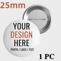 Custom Personalized Metal Lapel Pins with Text and Image Printing for Brooches and Awards