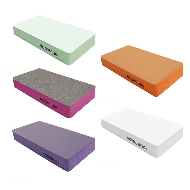 Polishing Sponge Block with Dual-Sided Grits for Fine & Coarse Surface Refinement