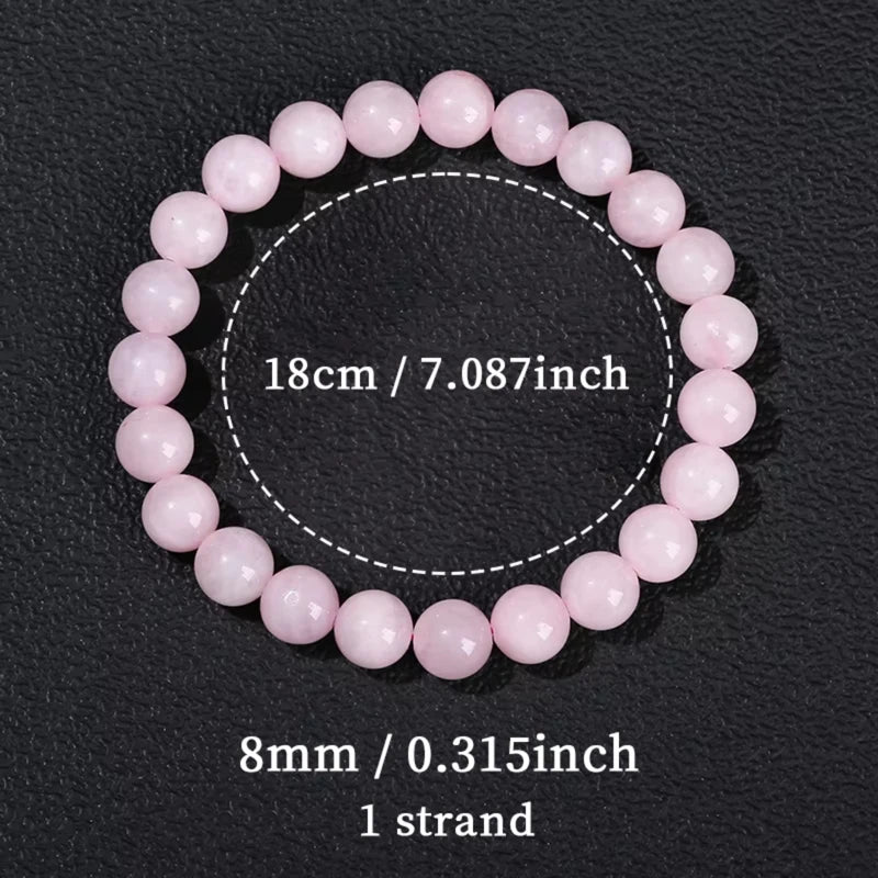 Natural Stone Bead Bracelet for Women & Men - Healing Jewelry Gift