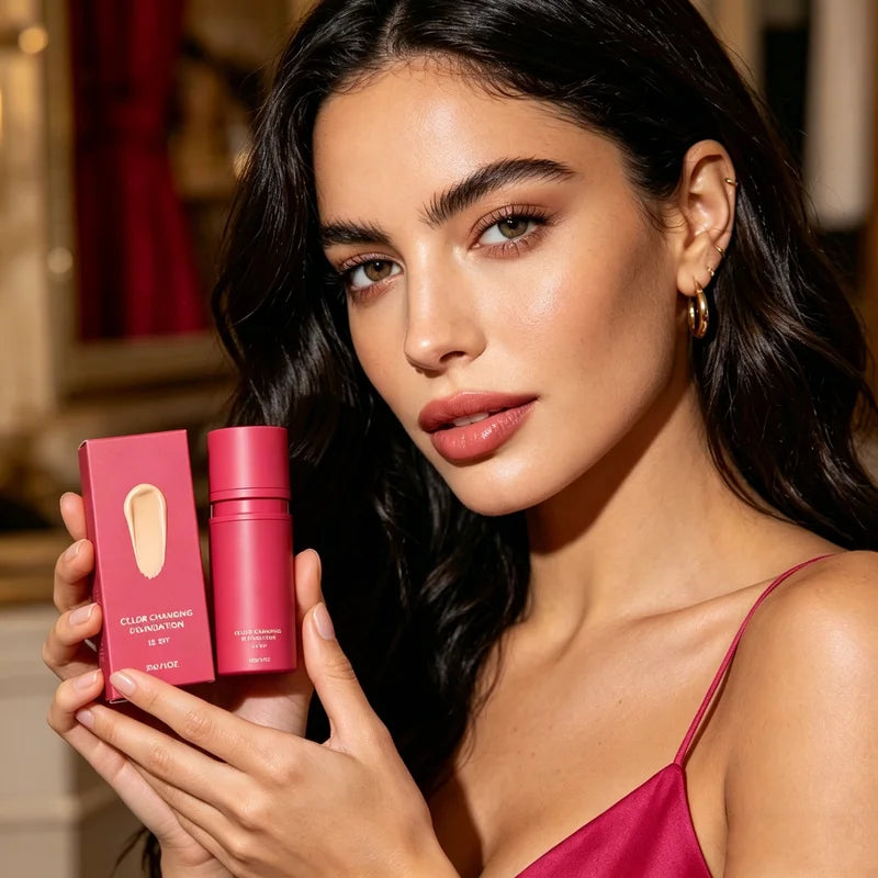 Full Coverage Liquid Foundation SPF 15 for Darker Skin - Moisturizer & Concealer