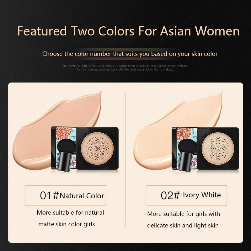 Waterproof Brightening Liquid Foundation with Concealer for All Skin Types - 20g
