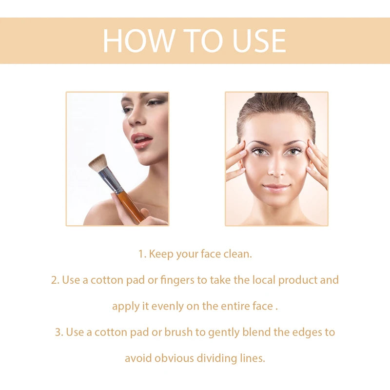 Color Changing Foundation SPF15 30ml Hydrating Long Lasting Face Makeup