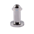 1/19pcs Surgical Steel Mirror Face Ear Plugs Tunnels Body Piercing Jewelry