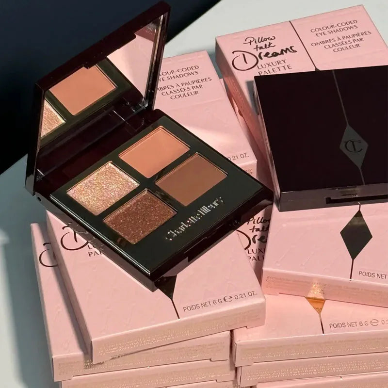 High-End Eyeshadow Palette with Matte Shades and Face Powder for Makeup Artistry