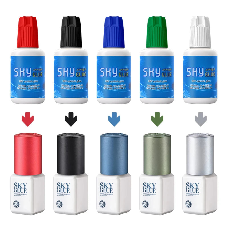 Korean Sky S+ Plus Eyelash Extension Glue 5ml Fast-Drying Adhesive Wholesale