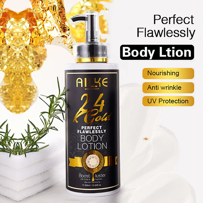 Whitening Skincare Set for All Skin Types with 24K Gold & Hydrating Benefits