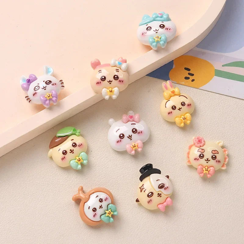 Cartoon Resin Hairpin Phone Case Shoe Buckle Accessories - Handmade USAKI Design