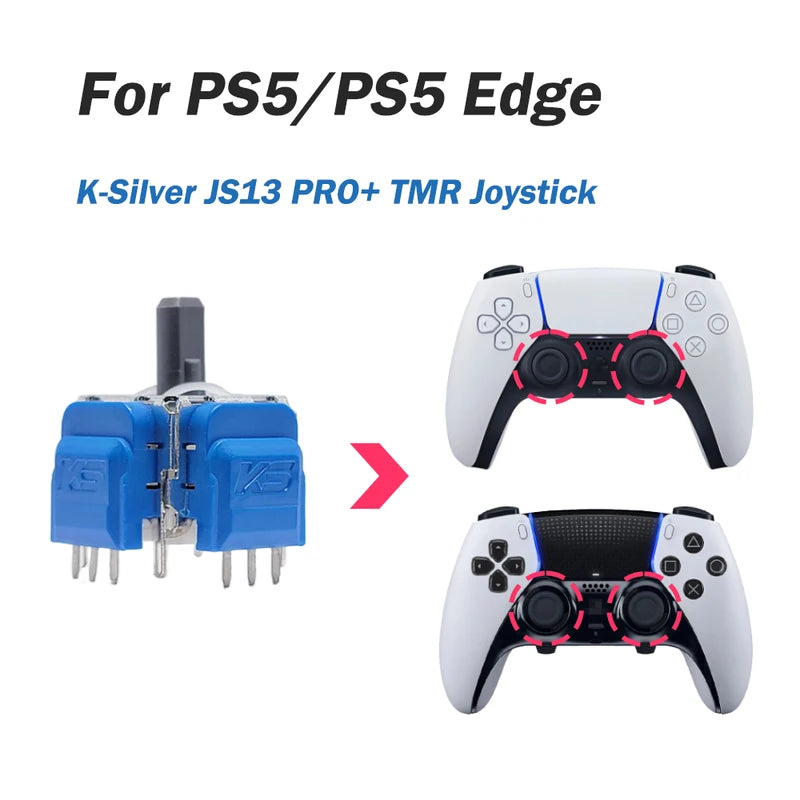 Electromagnetic Joystick for PS5, PS4, Xbox, Switch - Anti-Drift 3D Analog ThumbStick