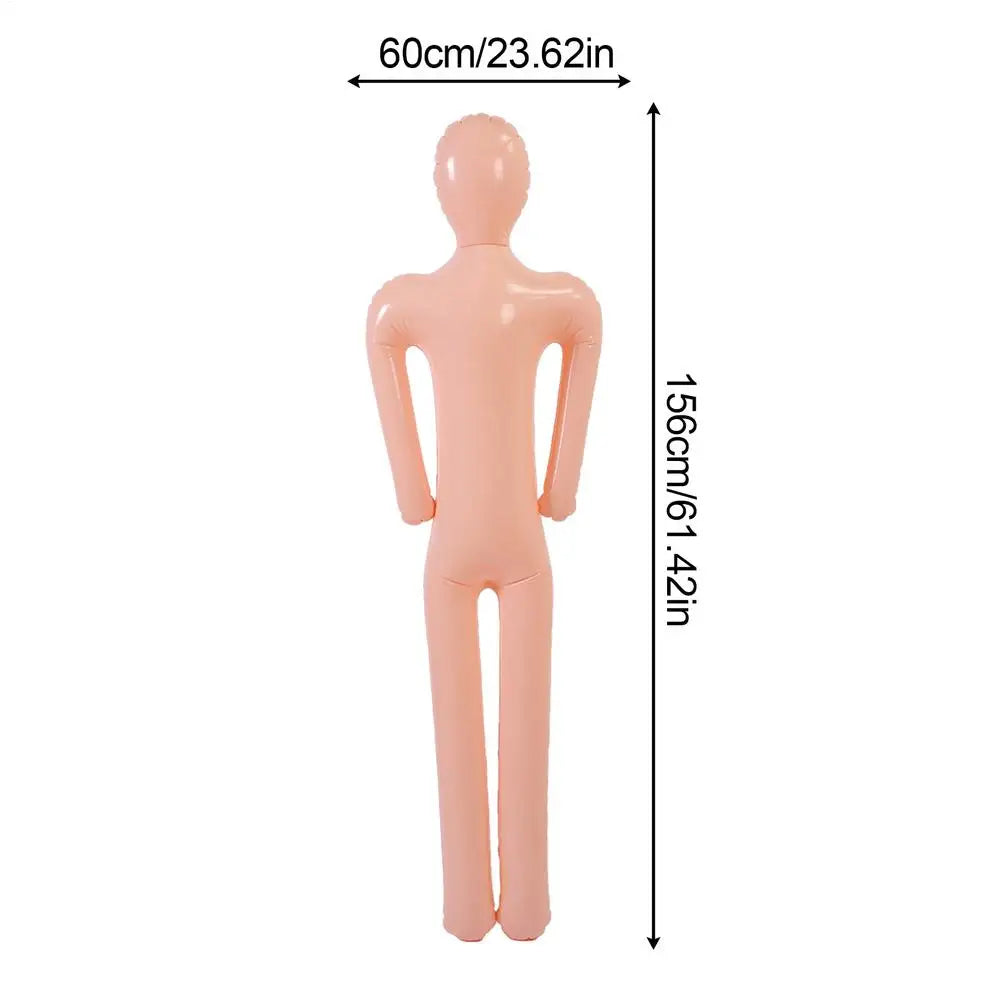 Inflatable Halloween Mannequin - Life-Size Creepy Body Prop for Haunted House & Festive Decor