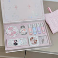 Makeup Kit with Lip Gloss Face Blush Powder Eye Shadow & Contour Palette - Includes Necklace