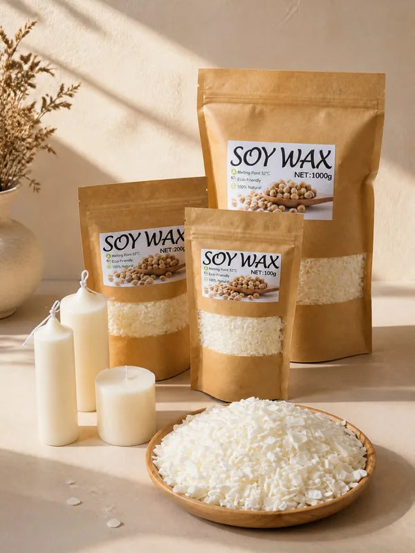 1000g Natural Soy Wax for Candle Making - Eco-Friendly Raw Material