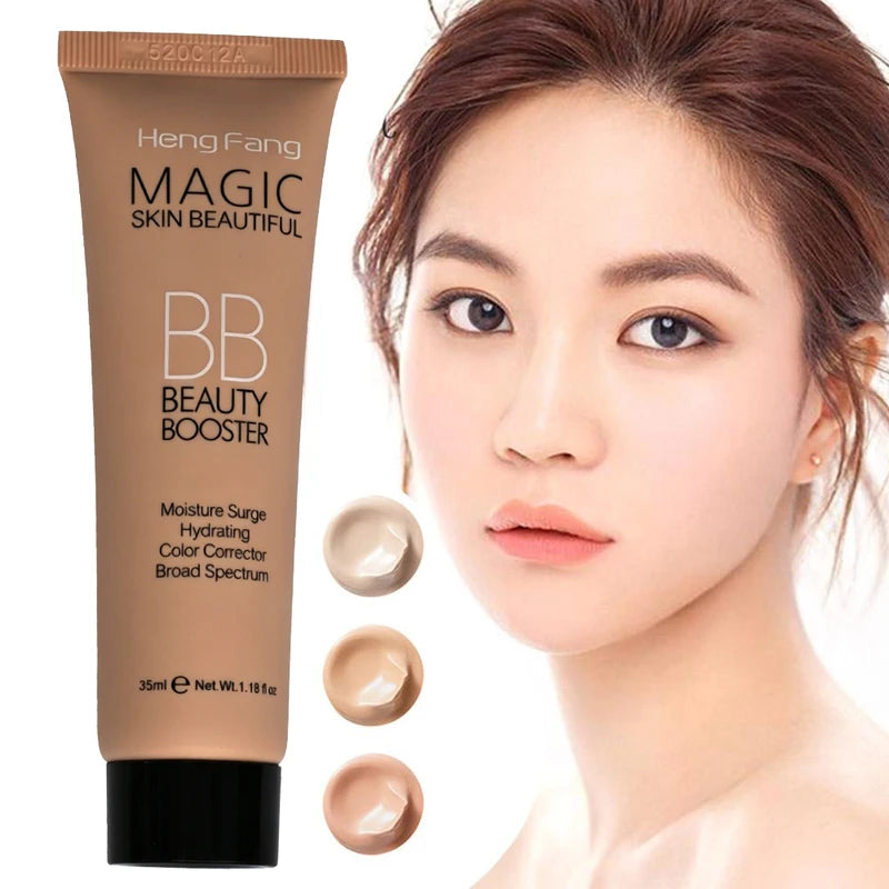 Hydrating BB Cream Foundation & Concealer - Full Coverage, Color Correcting, Moisturizing, Long-Lasting Makeup
