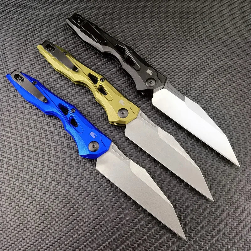 Camping & Survival Fixed Blade Knife CPM154 Blade Aluminum Handle Outdoor EDC Tool