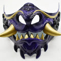 Japanese Samurai Ghost Devil Mask Halloween Role Play Prop Thick Plastic Mask