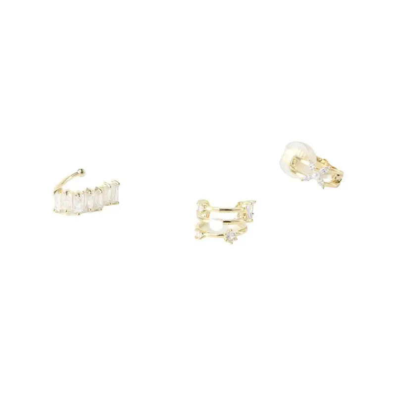 Minimalist Pearl Diamond Ear Cuff Star Fashion Jewelry for Women