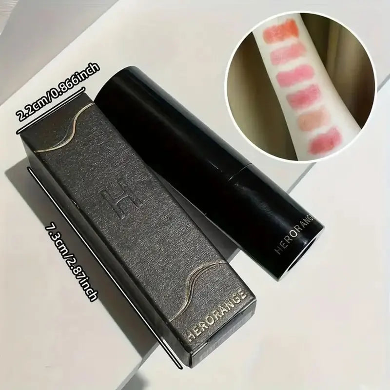 Waterproof Long-Lasting Lipstick with Mirror - Moisturizing Natural Lip Makeup