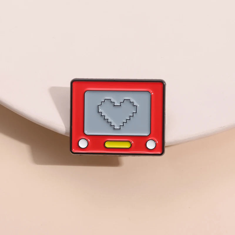 Undertale Enamel Pins Set - Sans Papyrus Heart Game Action Badge Jewelry