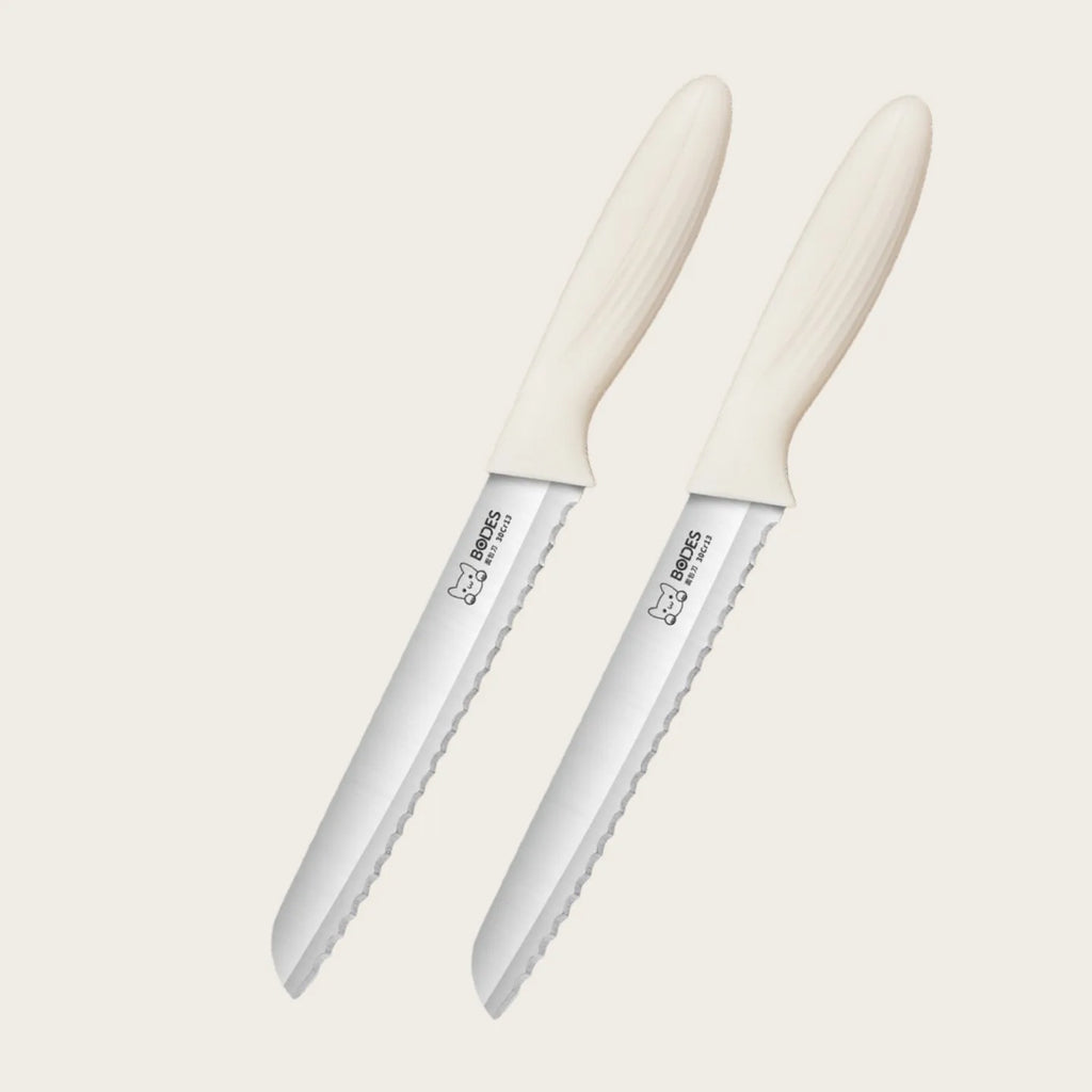 Professional Bread Knife 26cm Stainless Steel Pastry & Cake Slicer - Non-Crumble Serrated Blade
