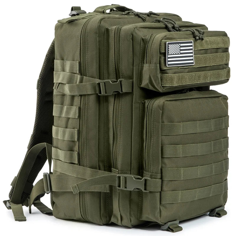 45L Large Capacity Tactical Hiking Backpack for Camping and Outdoor Adventures